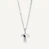 VIDAL & VIDAL Bokstav T Halsband (Silver)