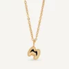 VIDAL & VIDAL Bokstav M Halsband (Guld)