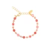 Caroline Svedbom Calanthe Armband / Light Coral Combo - Guld