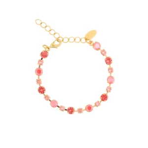 Caroline Svedbom Calanthe Armband / Light Coral Combo - Guld