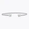 Caroline Svedbom Mini Twisted Armband / Light Azore (Rhodium)