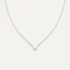 Mockberg Butterfly Halsband - Stål