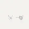 Mockberg Butterfly Stål Studs Örhängen
