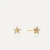 Mockberg Flora Guld Studs Örhängen
