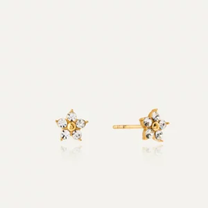 Mockberg Flora Guld Studs Örhängen