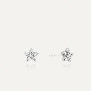 Mockberg Flora Stål Studs Örhängen