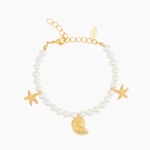 Caroline Svedbom Ismara Armband / Pearl (Guld)