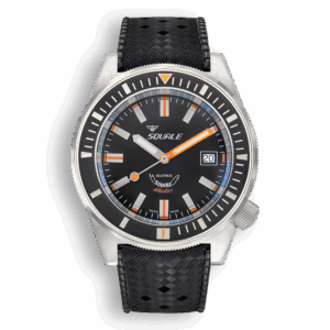 Squale Matic Satin Black Rubber MATICXSG.HT