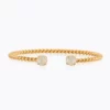 Caroline Svedbom Mini Twisted Armband / Linen Ignite (Guld)