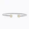 Caroline Svedbom Mini Twisted Armband / Linen Ignite (Rhodium)