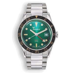 Squale Sub-39 GMT Vintage Green Bracelet SUB-39GMGR.BR22