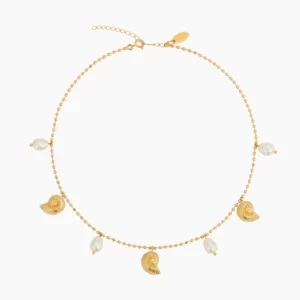 Caroline Svedbom Seadora Halsband / Pearl (Guld)
