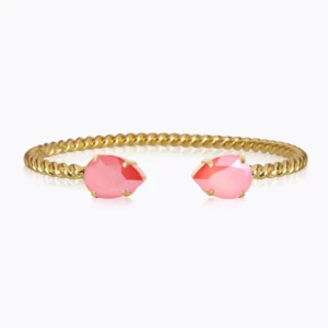 Caroline Svedbom Mini Drop Armband / Light Coral - Guld