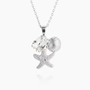 Caroline Svedbom Seascape Halsband Crystal - Rhodium