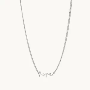 Emma Israelsson Hope Curb Halsband Silver