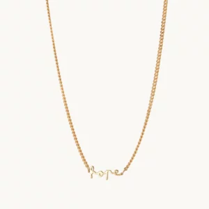 Emma Israelsson Hope Curb Halsband Guld