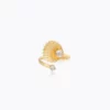 Caroline Svedbom Ocean Treasure Ring / Crystal - Guld