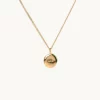 Emma Israelsson MOR Organic Coin Guld Halsband