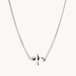 Emma Israelsson Organic Dove Curb Halsband Silver