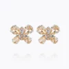 Caroline Svedbom Butterfly Stud Örhängen/ Silk - Rhodium