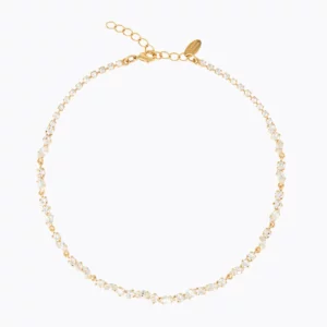 Caroline Svedbom Alelia Halsband / Crystal - Guld