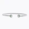 Caroline Svedbom Mini Twisted Armband / Agave Ignite - Rhodium