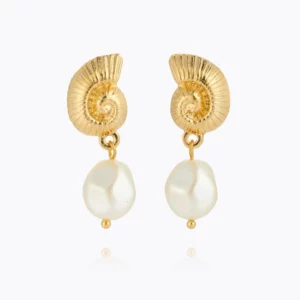 Caroline Svedbom Seadora Örhängen / Pearl - Guld