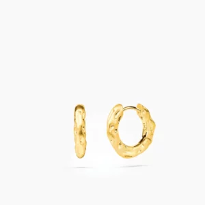 ANI Sole Huggie Hoops Örhängen - Guld