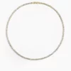 ANI Tennis Halsband 3 MM - Guld