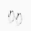 ANI Rivetto Hoops Large Örhängen - Silver