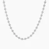 ANI Blossom Halsband - Silver