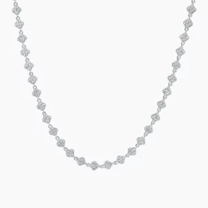 ANI Blossom Halsband - Silver