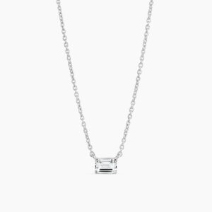 ANI Emerald Halsband - Silver