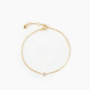 ANI Solitaire Chain Armband - Guld