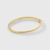Syster P Cavelle Plain Bangle Guld