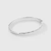 Syster P Cavelle Structured Bangle Silver