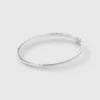 Syster P Cavelle Plain Bangle Silver