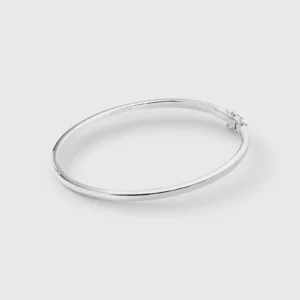Syster P Cavelle Plain Bangle Silver