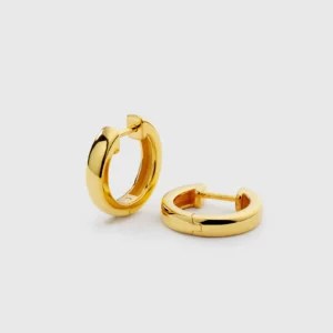 Syster P Cavelle Big Plain Hoops Guld