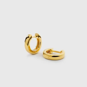 Syster P Cavelle Small Plain Hoops Guld