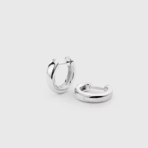 Syster P Cavelle Small Plain Hoops Silver