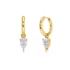 Edblad Arrow Hoops L - Guld
