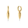 Edblad Peak Spike Hoops - Guld