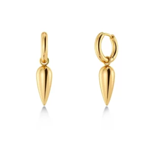 Edblad Peak Spike Hoops - Guld