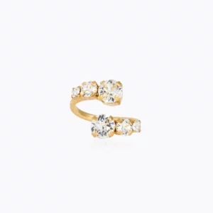 Caroline Svedbom Halo Ring / Crystal - Guld