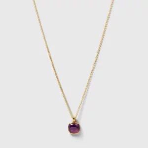 Syster P Lumera Halsband Guld - Lila Safir