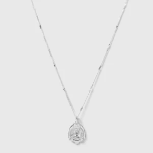 Syster P Lucky Coin Athena Halsband Silver