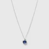 Syster P Lumera Halsband Silver - Blå Safir