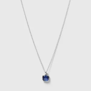 Syster P Lumera Halsband Silver - Blå Safir