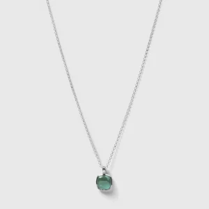 Syster P Lumera Halsband Silver -  Blågrön Fluorit